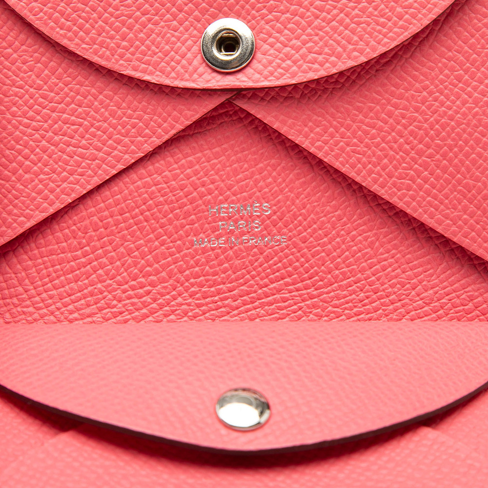 Pre-Loved Hermes Epsom Calvi Duo Wallet - Picture 6 of 8